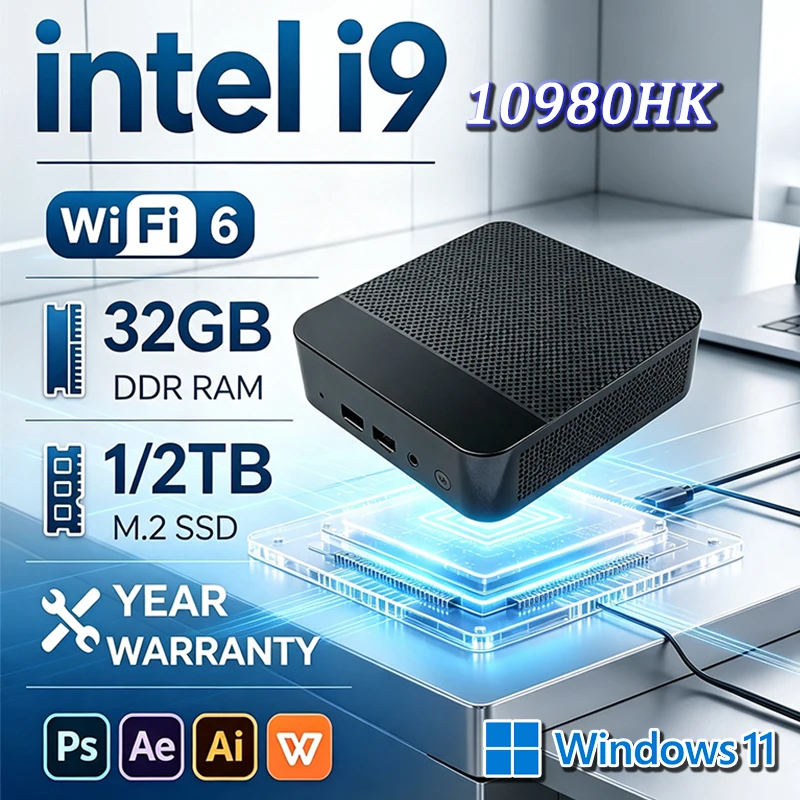 Retro Gaming Mini Pc - Mini PC Core i9 10980HK Windows