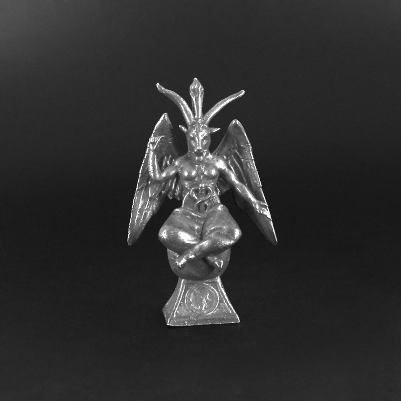 Retro Gaming Decor - Retro Goat Statue Copper Mini Figurine