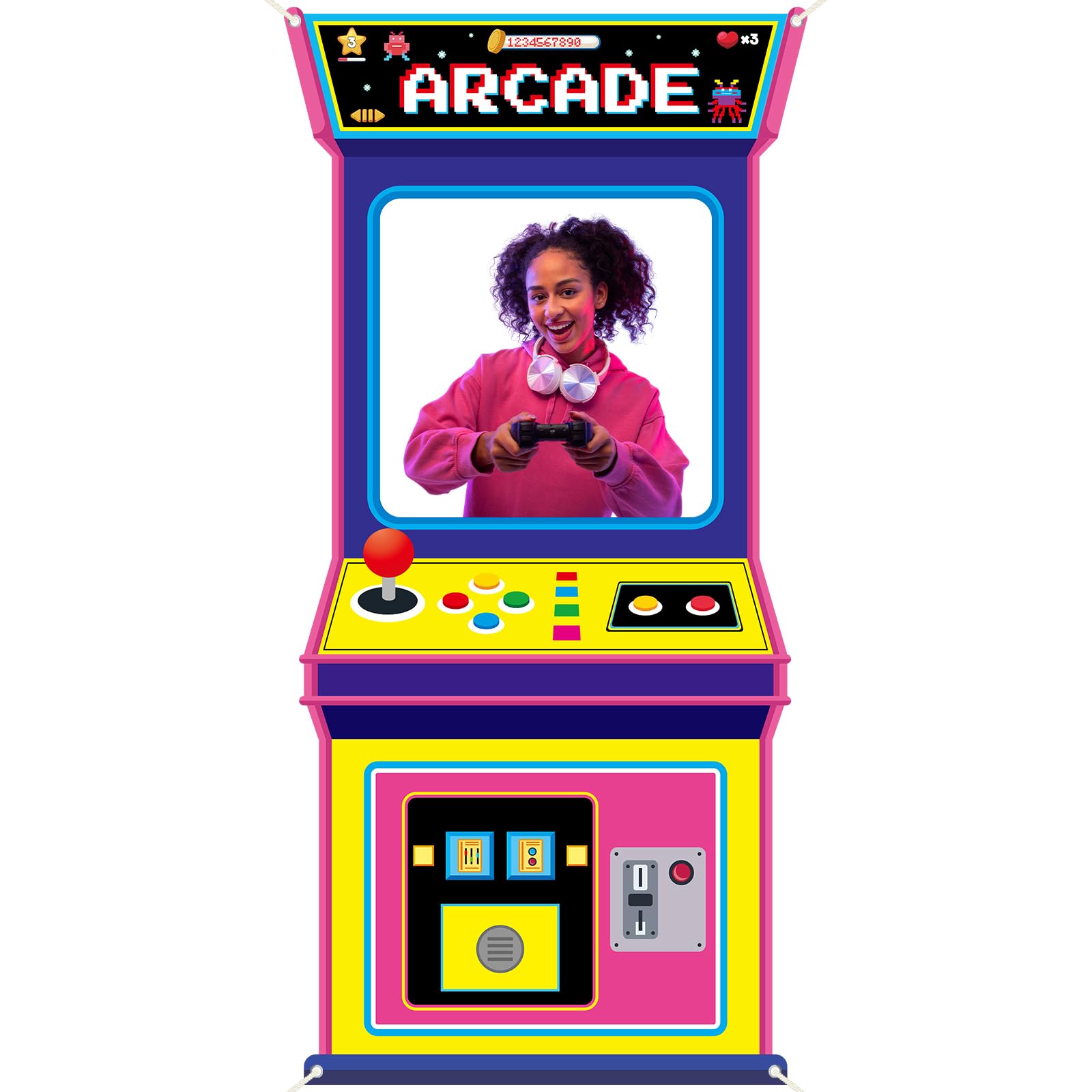 Retro Video Gaming Fabric Arca - Retro Gaming Decor review and price