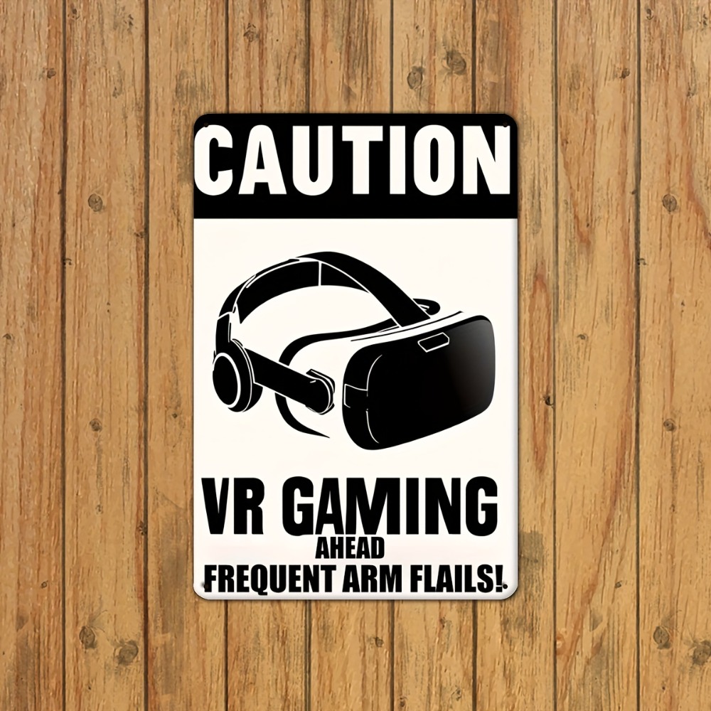 1PC Caution VR Gaming Metal Ti - Retro Gaming In Vr review and price
