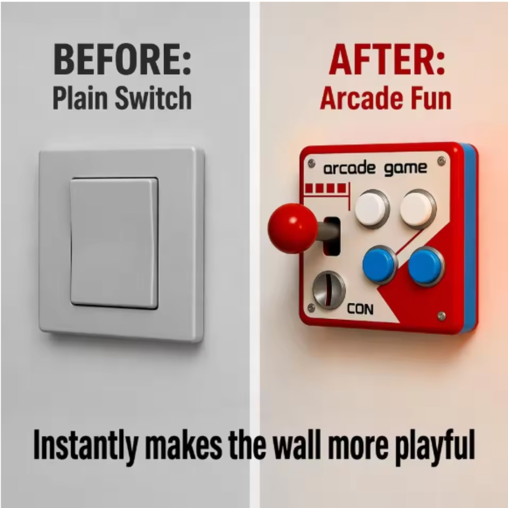 Retro Arcade Joystick Switch P - Retro Gaming Decor review and price