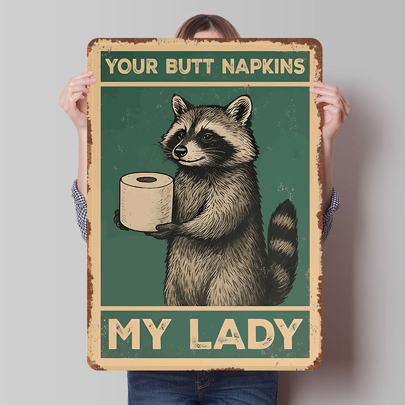 Raccoon With Toilet Paper Funn - Retro Gaming Wallpaper review and price