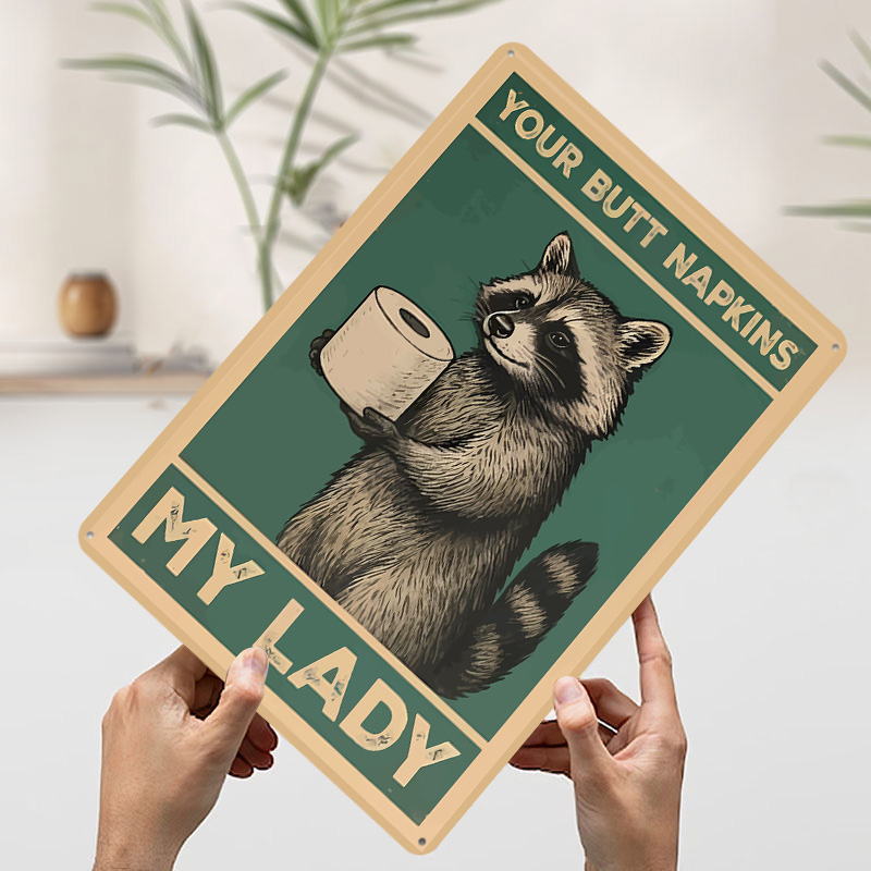 Raccoon With Toilet Paper Funn - Retro Gaming Wallpaper review and price