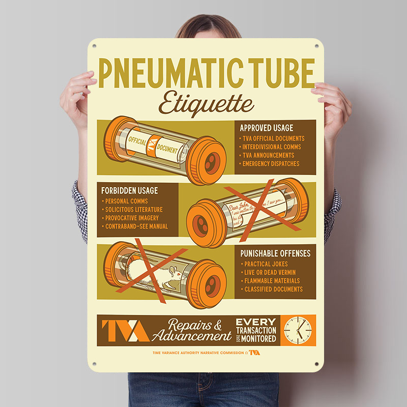 Pneumatic Tube Etiquette Tin P - Retro Gaming Youtube review and price
