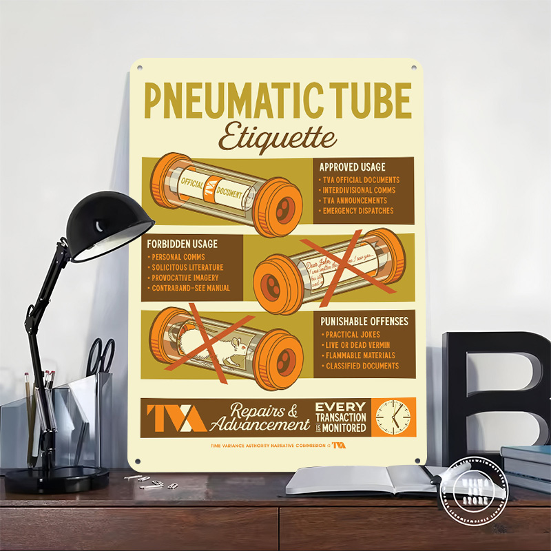 Pneumatic Tube Etiquette Tin P - Retro Gaming Youtube review and price
