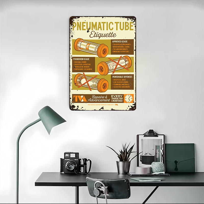 Pneumatic Tube Etiquette Tin P - Retro Gaming Youtube review and price