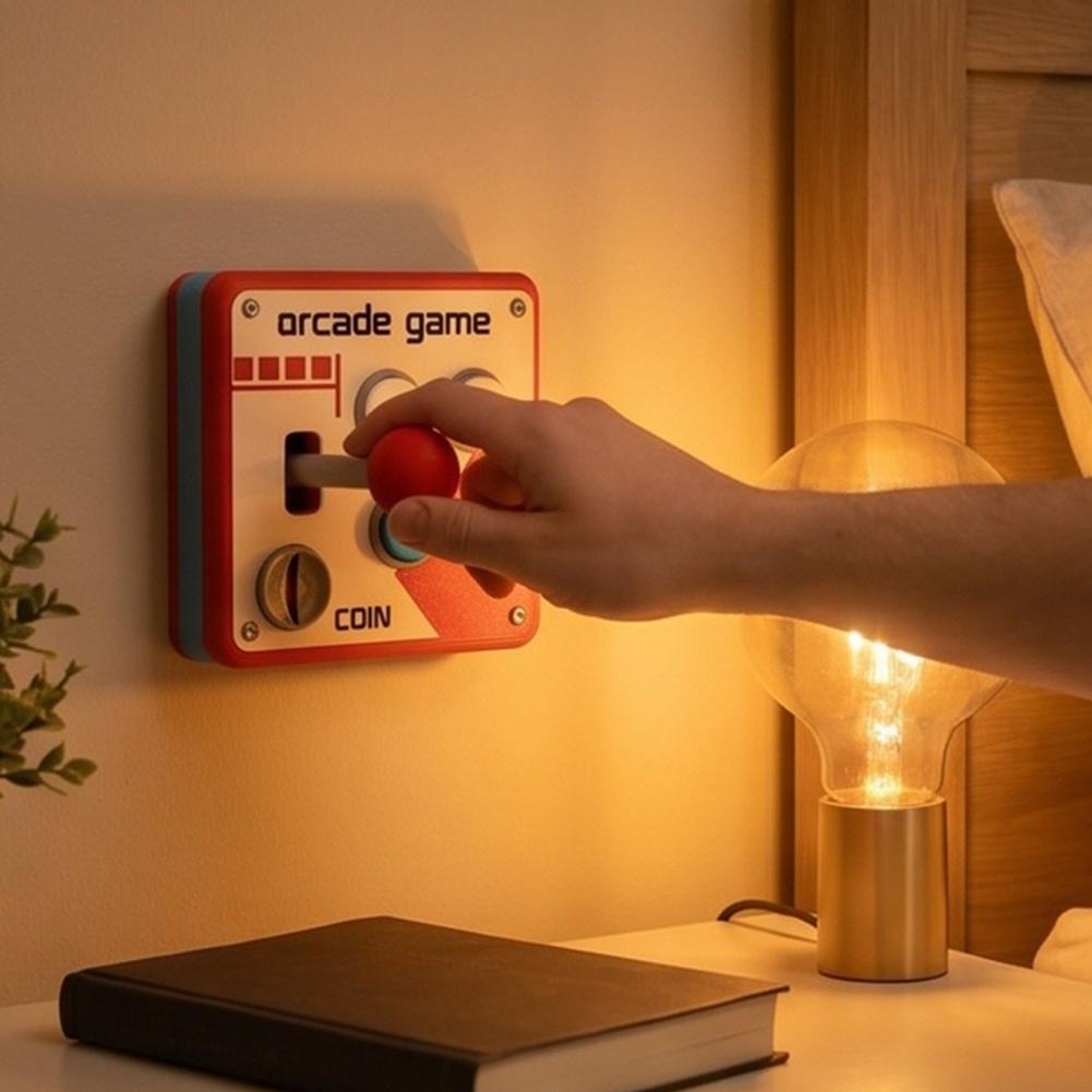 3D Printed Retro Arcade Switch - Retro Gaming Decor review and price