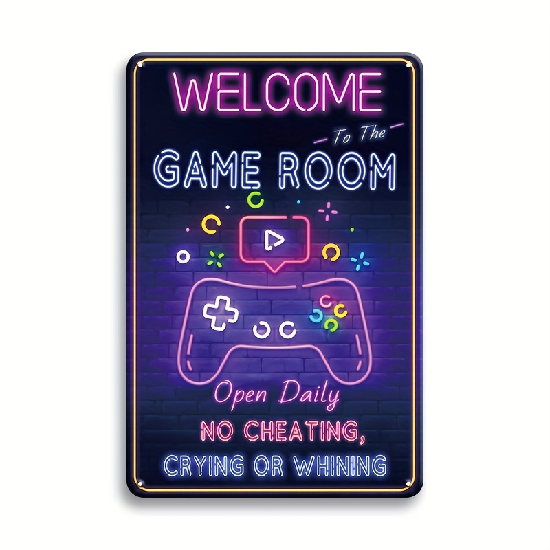 Welcome to the Game Room Metal - Retro Gaming Decor review and price