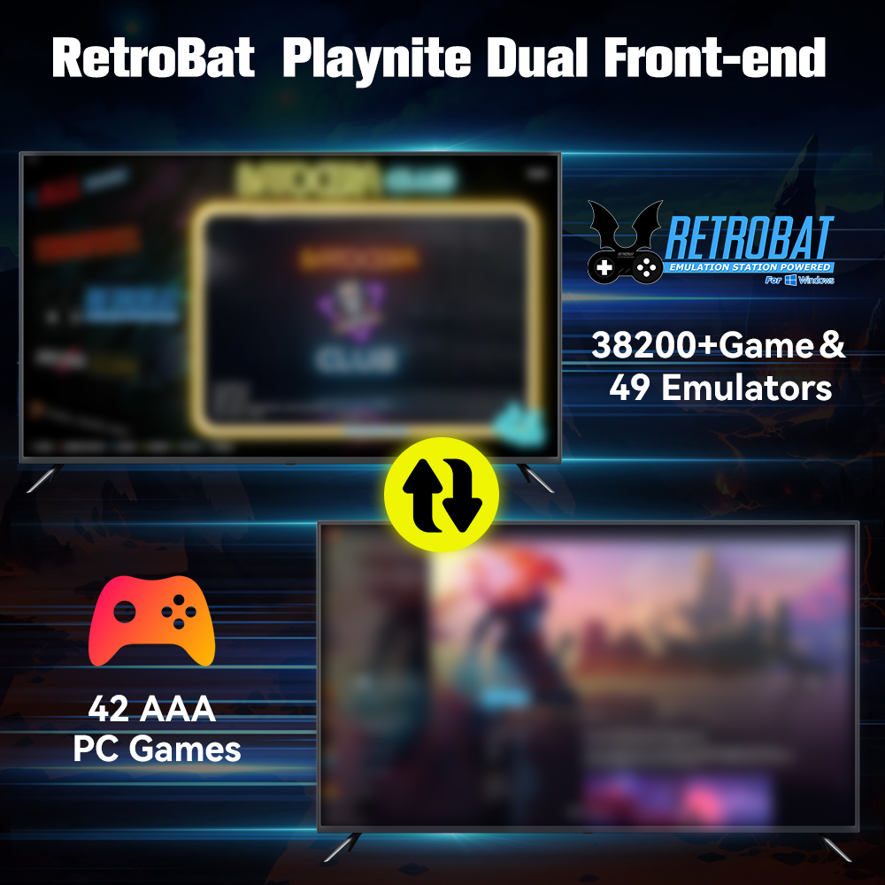 Retrobat＆Playnite System HDD R - Retro Gaming Mini Pc review and price
