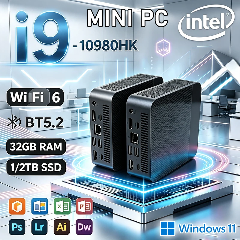 Mini PC Core i9 10980HK Window - Retro Gaming Mini Pc review and price