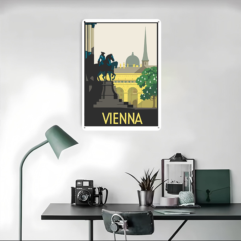 Vienna Metal Poster Custom Wal - Retro Gaming Vienna review and price