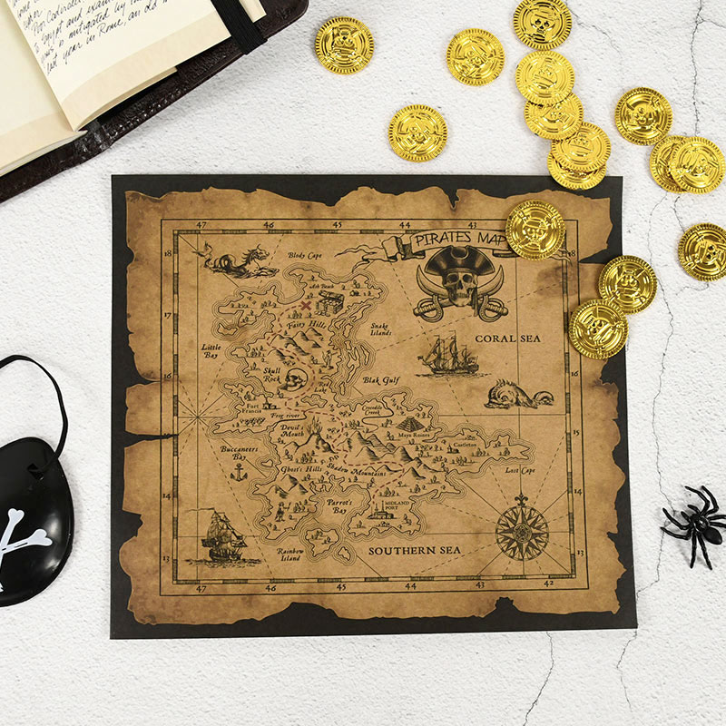Pirate Adventure Treasure Hunt - Retro Gaming Decor review and price