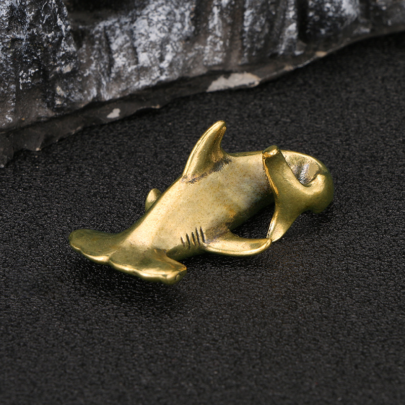 Hammerhead Shark Brass Desk De - Retro Gaming Decor review and price