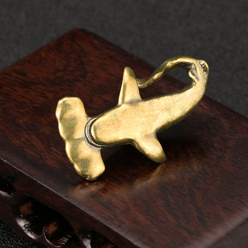 Hammerhead Shark Brass Desk De - Retro Gaming Decor review and price