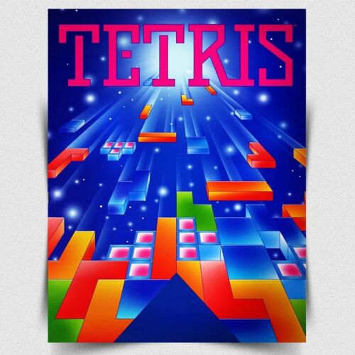 TETRIS METAL SIGN PLAQUE - Ret - Game Retro Gaming review and price