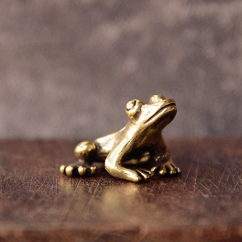 Retro Copper Small Cute Frog F - Retro Gaming Decor review and price