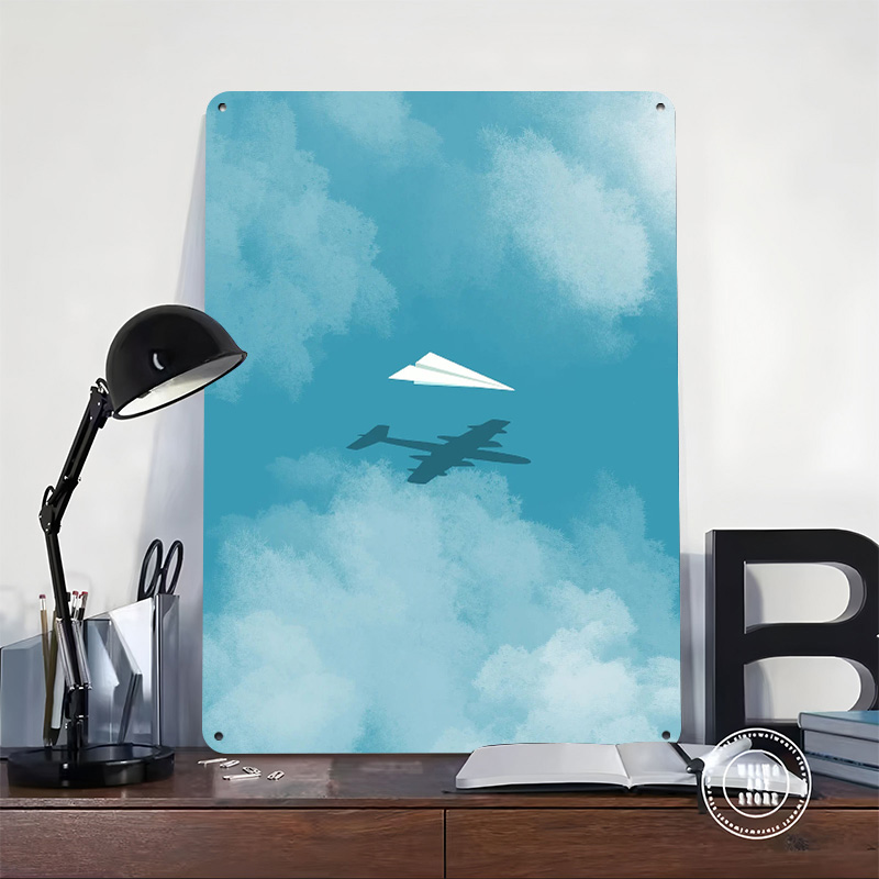 Paper Plane Printed Poster Cus - Retro Gaming Wallpaper review and price