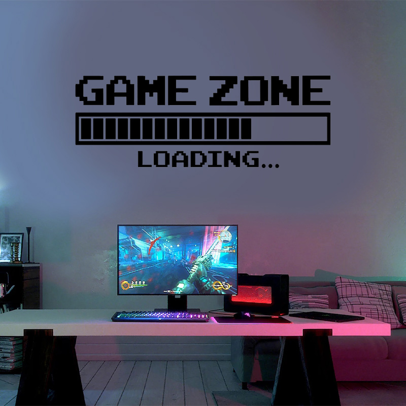 Gaming Zone Retro Loading Wall - Retro Gaming Wallpaper review and price