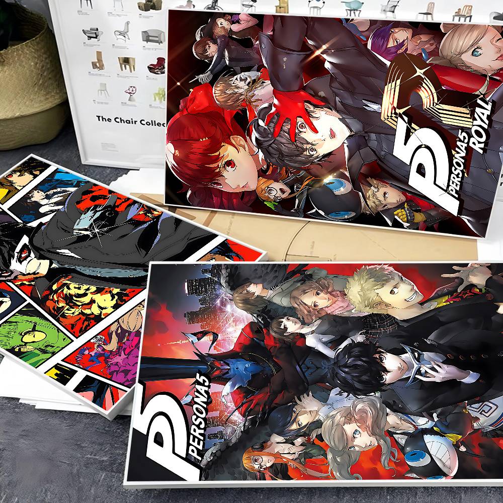 Hot Video Game P-Persona 5 Gam - Retro Gaming Wallpaper review and price